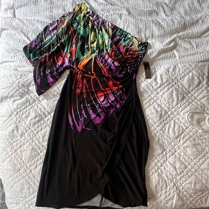 Bisou Bisou Multicolor Abstract Dress